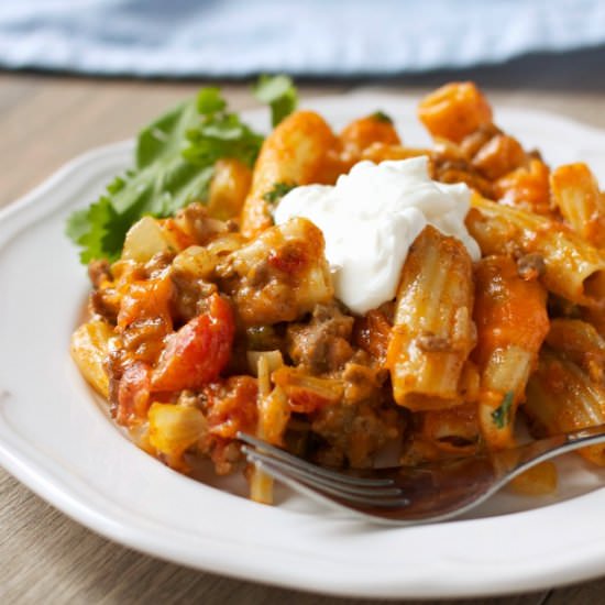 Skinny Tex Mex Mac and Cheese