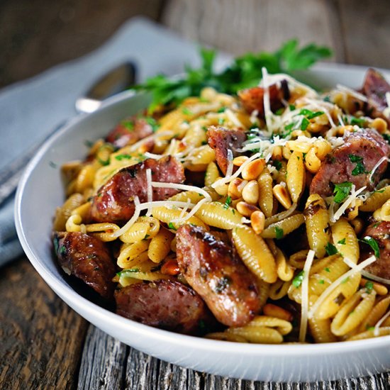 Pignolias and Browned Butter Pasta