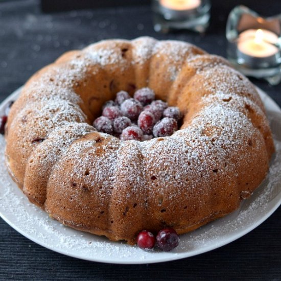 Spiced Cranberry Cake