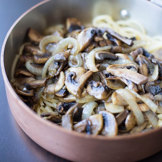 Butter Mushroom Pasta