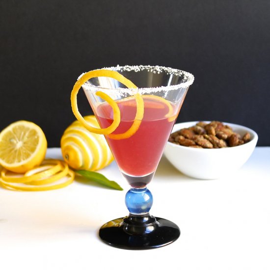 Meyer Lemon Mezcal Cocktail