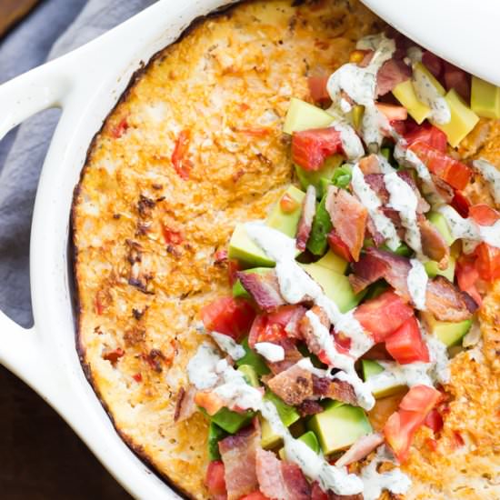 Paleo Buffalo Chicken Casserole