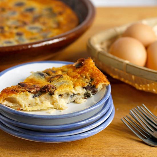 Cherry and Pistachio Clafoutis