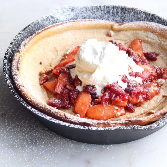 Cranberry-Apple Dutch Baby