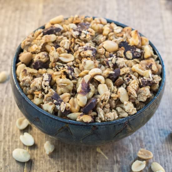 Healthy Chunky Monkey Granola