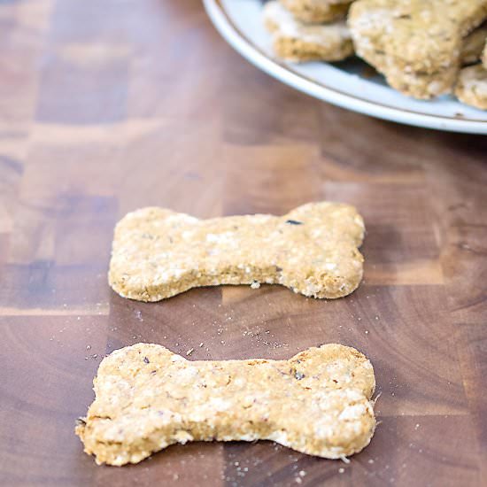 Pumpkin Cranberry Dog Cookies