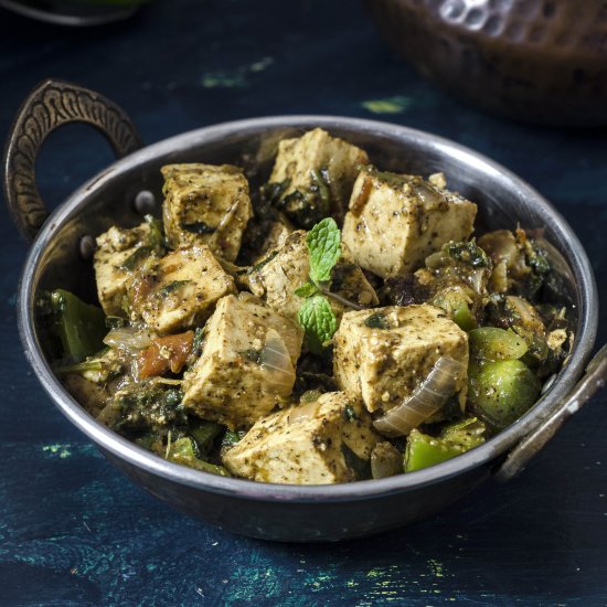 Chettinad Style Pepper Tofu Masala