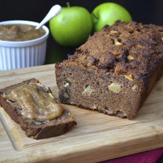 Spiced Apple & Walnut Loaf