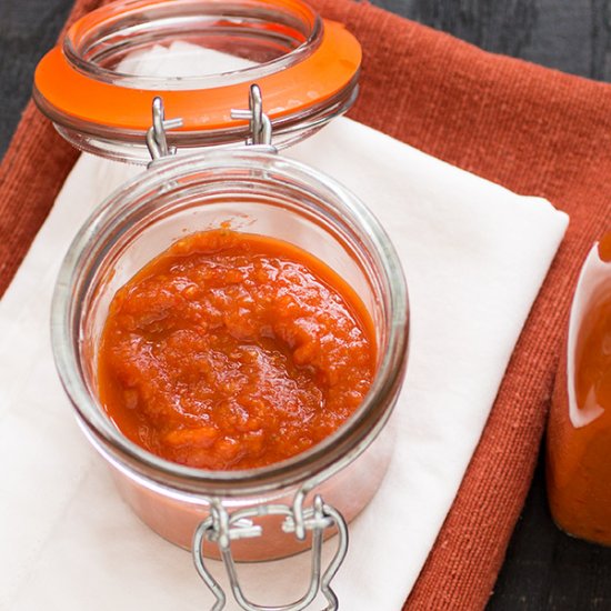 Roasted Red Jalapeno Hot Sauce