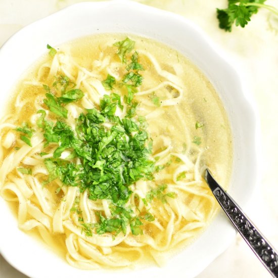 Aromatic Chicken Broth Soup