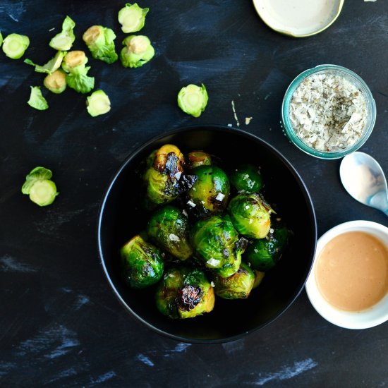 Charred Brussel Sprouts