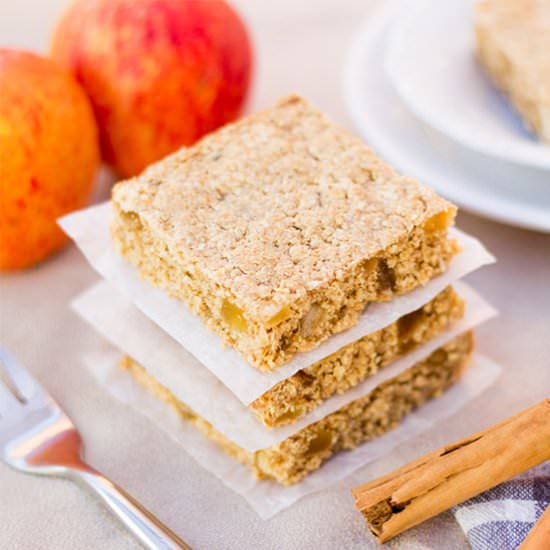 Apple & Cinnamon Oat Bars