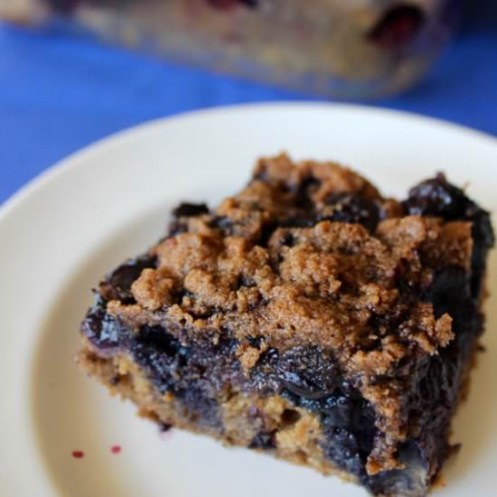 Whole Wheat Blueberry Buckle