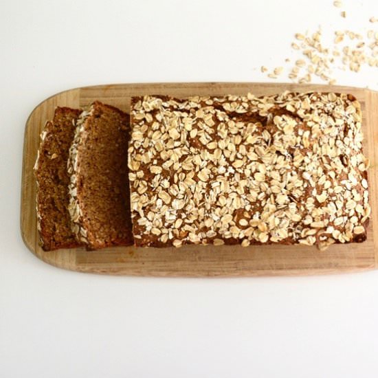 Yeast-Free Spelt Bread (vegan)