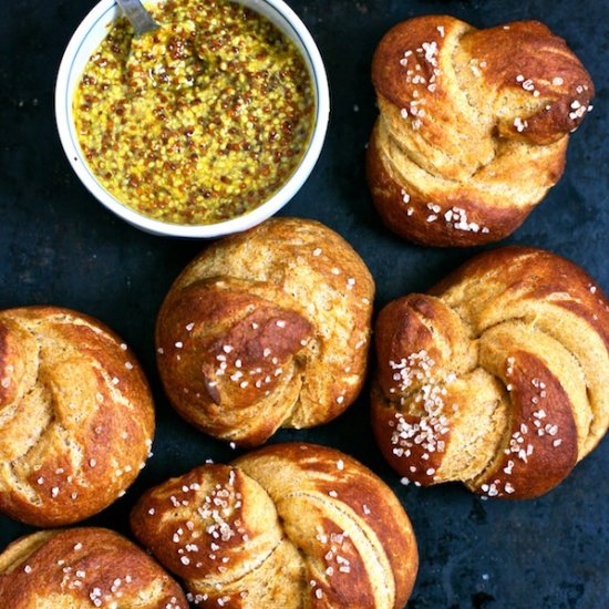 Sweet Potato Pretzel Knots