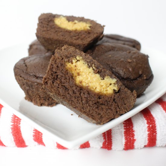 Flourless Peanut Butter Brownie Cup