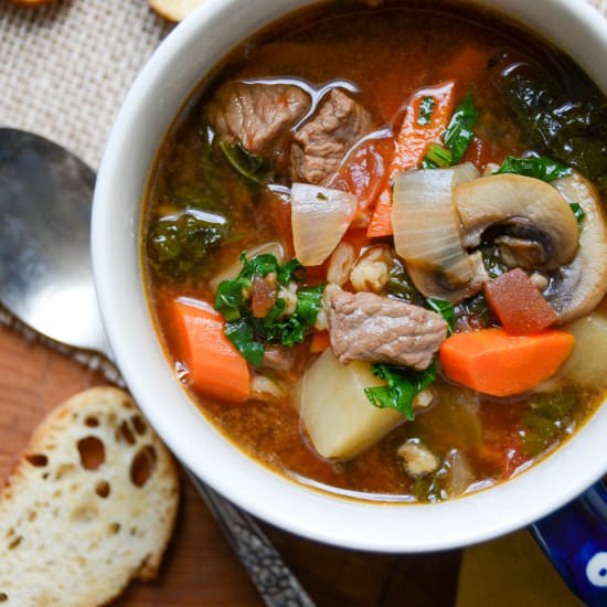 healthy beef vegetable soup