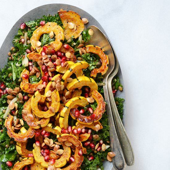 Detox Roasted Delicata Salad