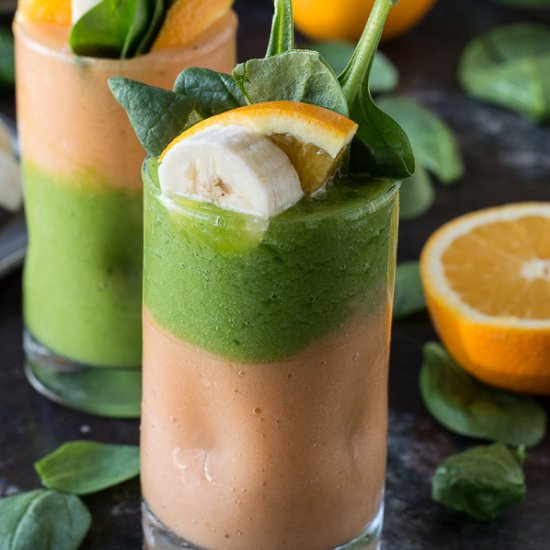 Green Monster Orange Smoothie