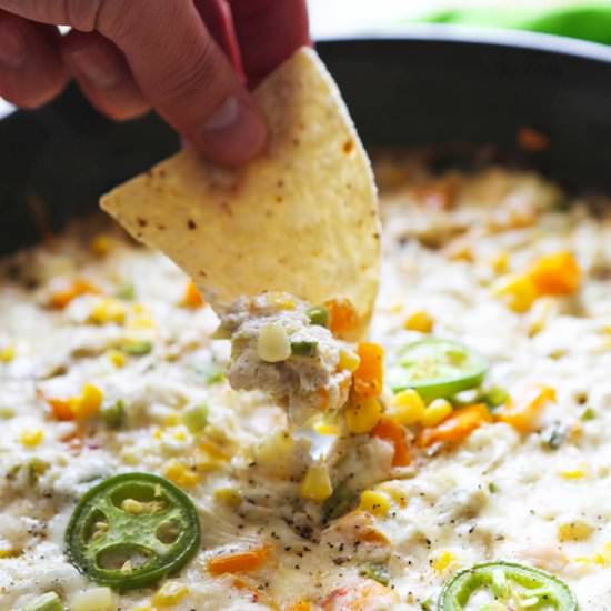 Hot Corn and Crab Dip