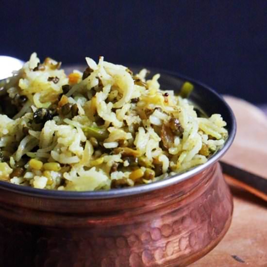 Moong Sprouts Pulao