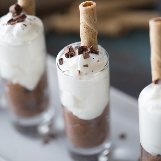 Tiramisu Pudding Shots