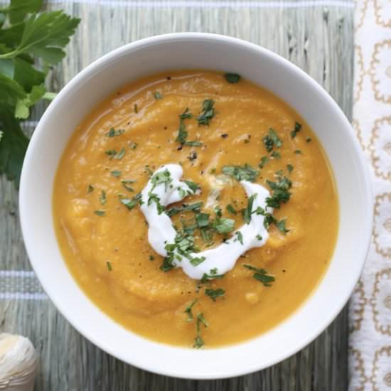 Butternut Squash and Coconut Soup