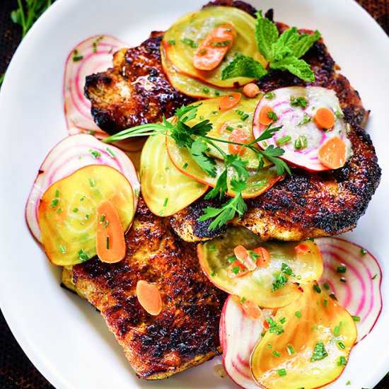 Honey Turmeric Pork Cutlet