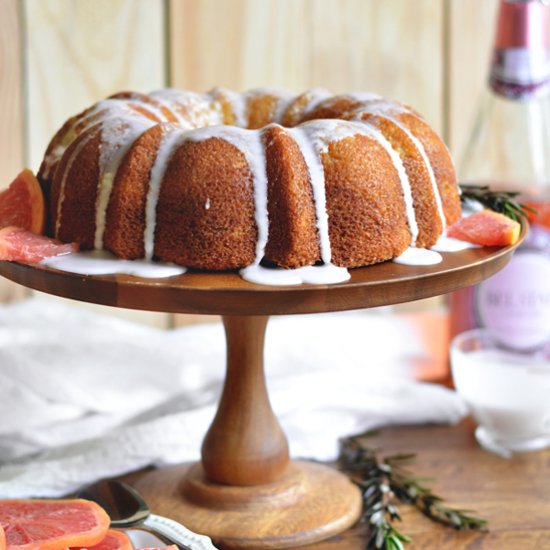 Grapefruit Mimosa Cake