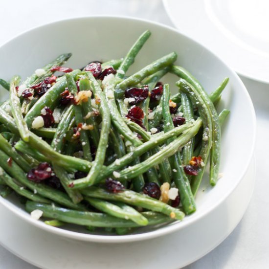 Roasted Parmesan Green Beans