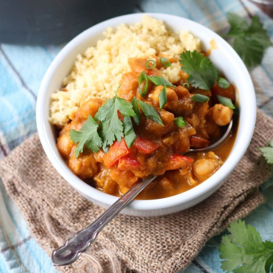 Moroccan Pumpkin & Chickpea Stew