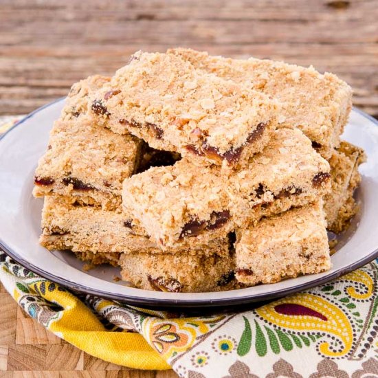 Oatmeal Date Bars