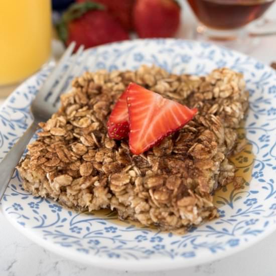 Easy Cinnamon Sugar Baked Oatmeal