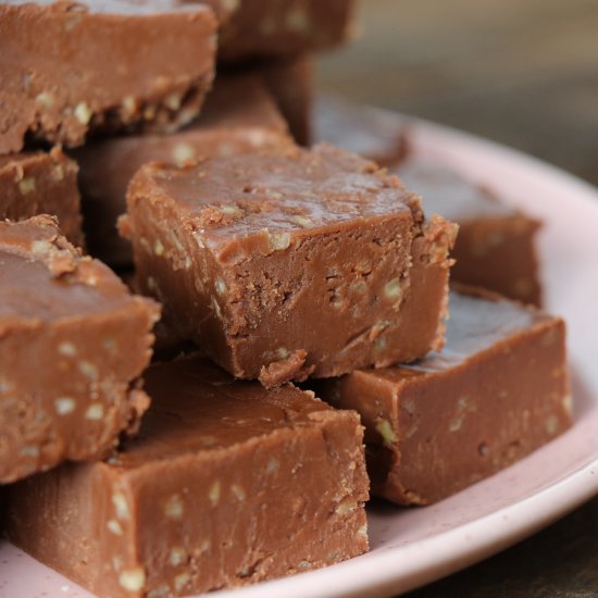 Three-Chocolate Fudge