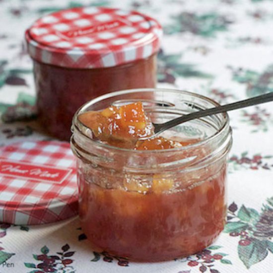 Rhubarb, Ginger & Orange Jam