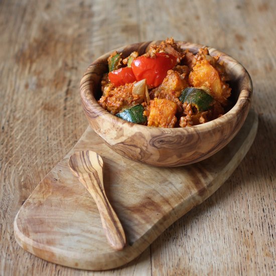 Spicy Vegetable Buckwheat Bowls