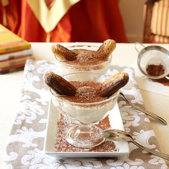 Eggless, Easy Tiramisu