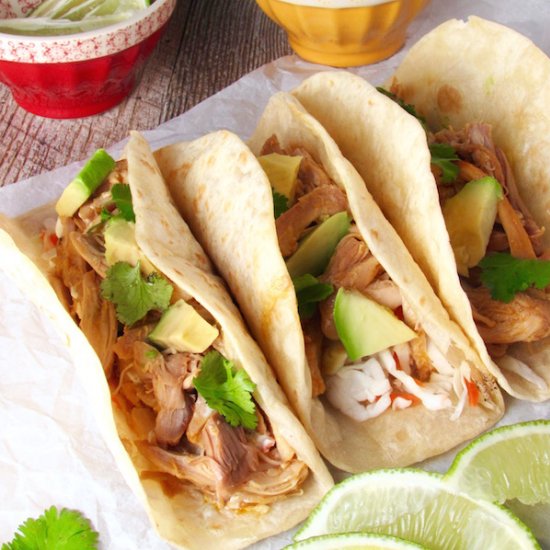 Easy Chipotle Orange Chicken Tacos