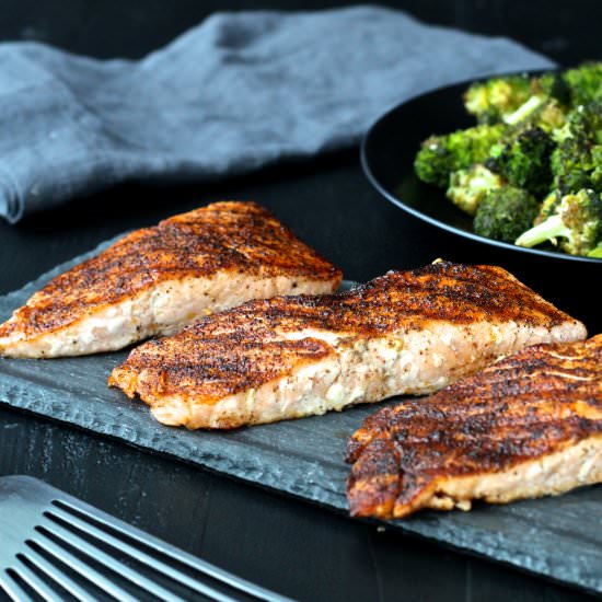 Spice-Rubbed Salmon