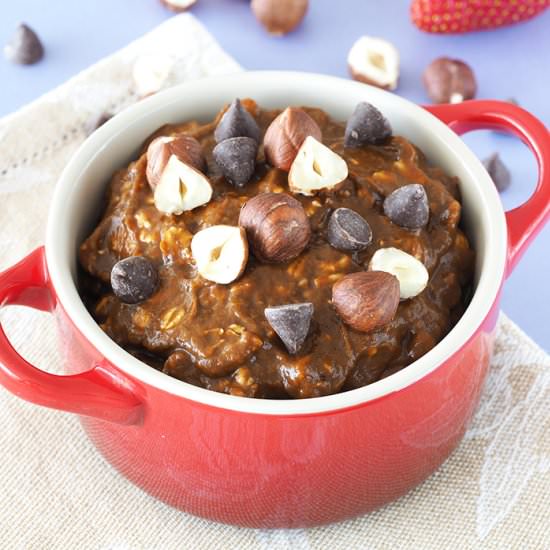 Chocolate Hazelnut Overnight Oats