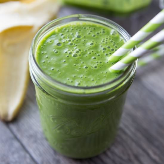 Banana Orange Green Smoothie