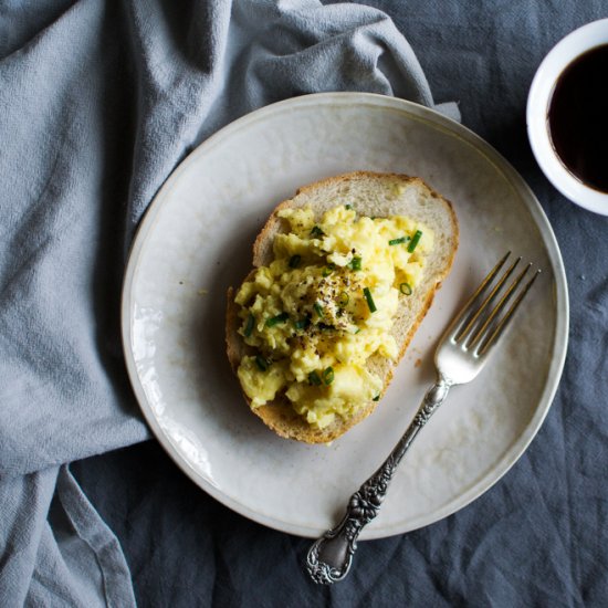 The Best Scrambled Eggs