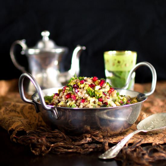 Pearl Barley & Pomegranate Salad