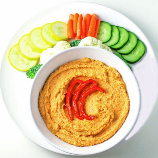 Roasted Red Pepper Hummus