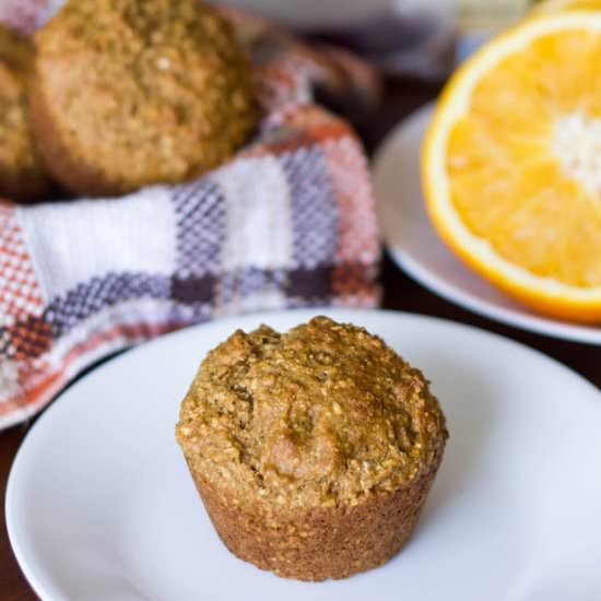 Cinnamon Oat Bran Muffins