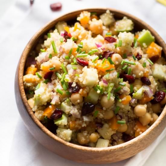 Cranberry Apple Quinoa Salad