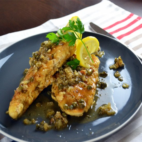 Paleo Friendly Chicken Piccata