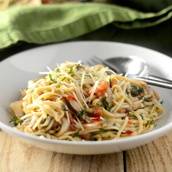 Spaghetti Florentine in Gravy