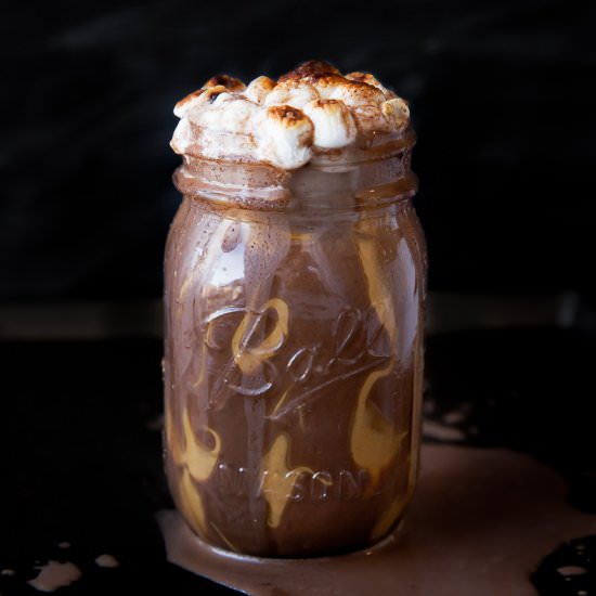 Vegan Peanut Butter Hot Chocolate