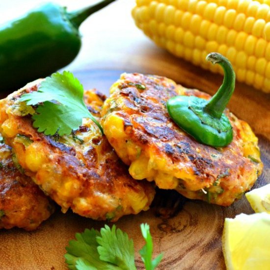 Corn ‘n’ Jalapenos Fritters